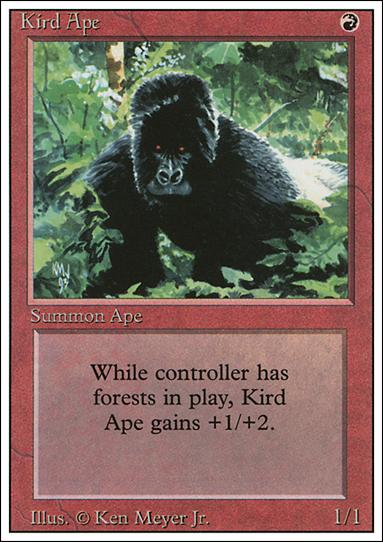 Magic the Gathering: Revised (Base Set) card 161 Kird Ape