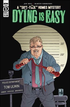 Dying is Easy issue 5-B Gabriel Rodriguez Cover