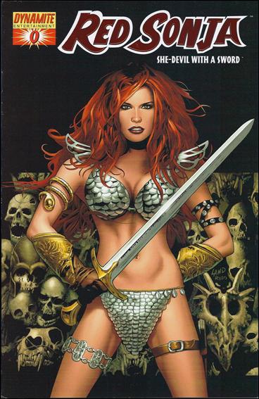 Red Sonja (2005) issue 0-H DF Greg Land Red Foil "Black" Cover 