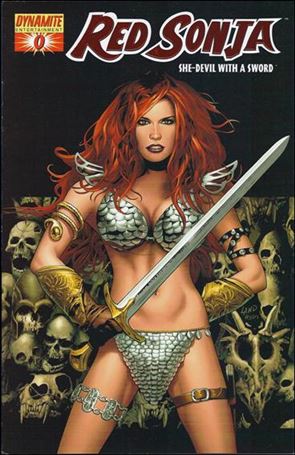 Red Sonja (2005) issue 0-H DF Greg Land Red Foil 