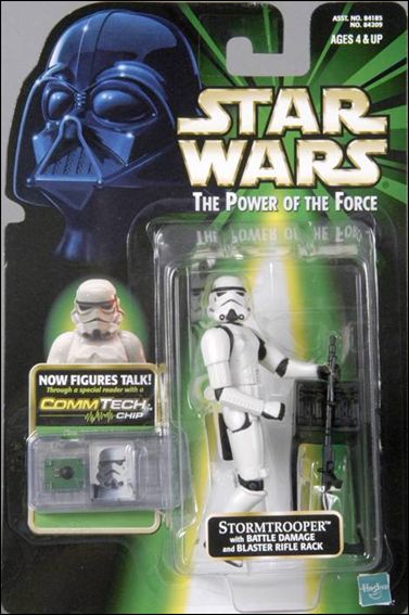Star Wars: The Power of the Force 2 3 3/4" Basic Action Figures figure 99 Stormtrooper w/ Commtech Chip