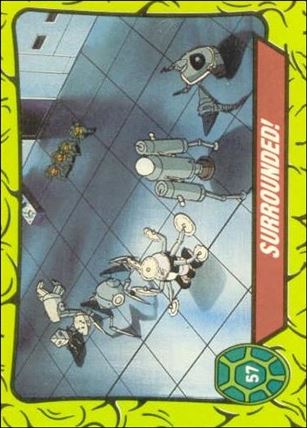Teenage Mutant Hero Turtles (Ireland) (Base Set) card 57 Surrounded!