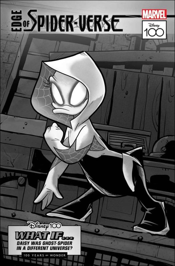 Amazing Spider-Man (2022) issue 32-P Giada Perissinotto 1:100 Disney100 B&W Cover