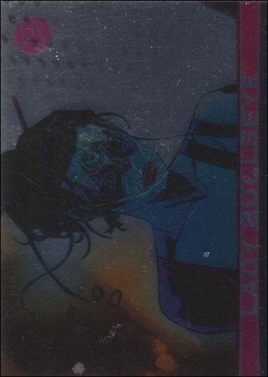 Marvel Dangerous Divas (Parallel Foil Base Set) card 11 Lady Bullseye
