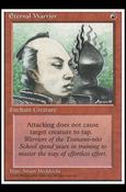 Magic the Gathering: 4th Edition (Base Set) card 190 Eternal Warrior
