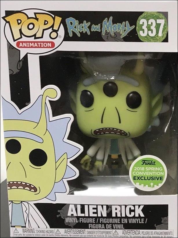 POP! Animation figure 337-B Alien Rick 2018 Spring Convention Exclusive