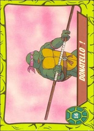 Teenage Mutant Hero Turtles (Ireland) (Base Set) card 16 Donatello!
