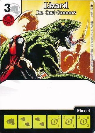 Marvel Dice Masters Amazing Spider-Man card 60 Lizard: Dr. Curt Connors