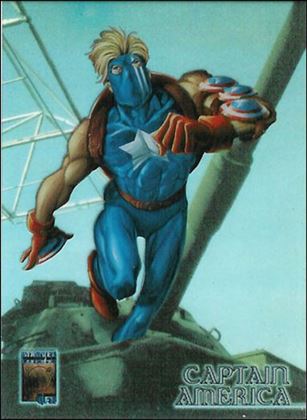 Marvel Premium QFX (Heroes Reformed Photographix Subset) card 2 Captain America