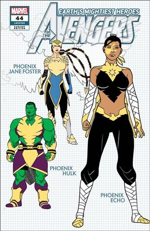 Avengers (2018/07) issue 44-D Javier Garron 1:10 Design Cover