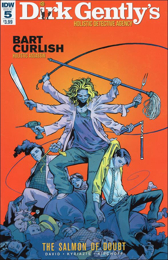 Dirk Gently's Holistic Detective Agency: The Salmon of Doubt issue 5 Ilias Kyriazis Cover