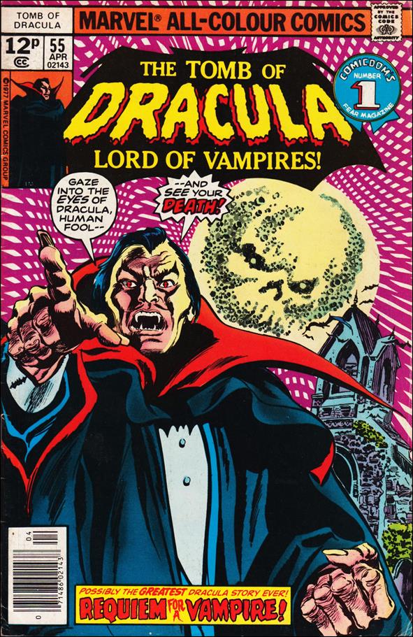 Tomb of Dracula (1972) issue 55-B UK Price Cover