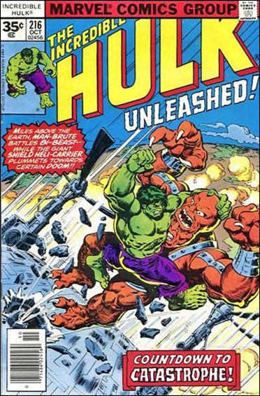 Incredible Hulk (1968) issue 216-B 35 Cent Price Cover