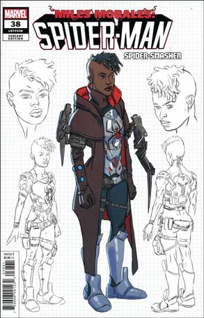 Miles Morales: Spider-Man (2018) issue 38-D Chris Allen 1:10 Design Cover