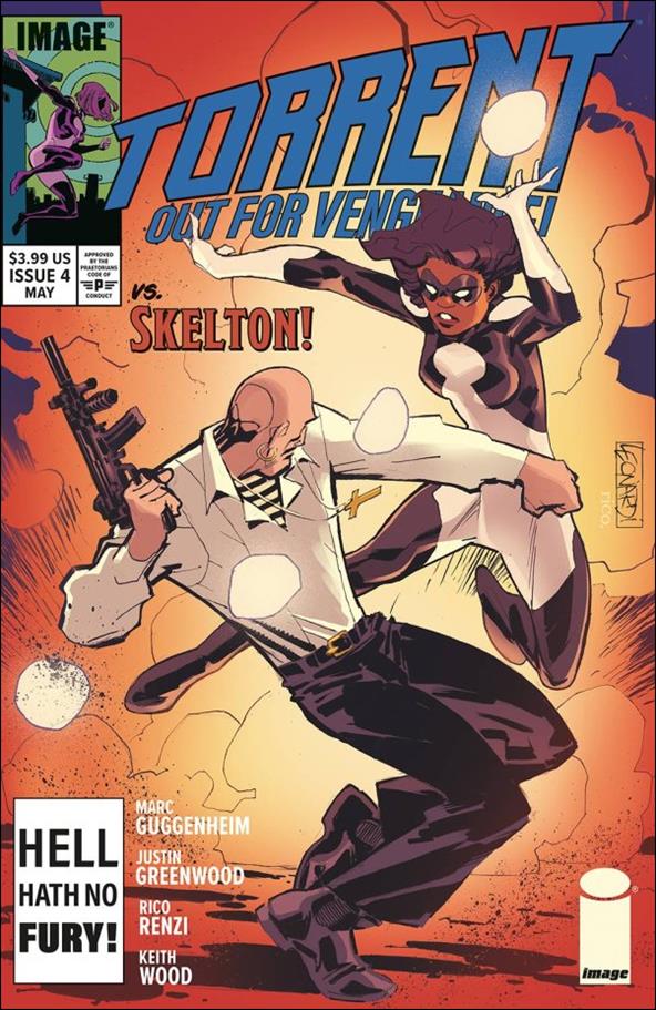 Torrent issue 4-C Rick Leonardi Cover
