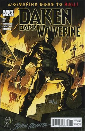 Daken: Dark Wolverine issue 1-E DF Giuseppe Camuncoli (signed by John Romita) 1/75