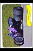 Kustom Cars 1  (Base Set) card 8-B Monster Cycle (Text Back)
