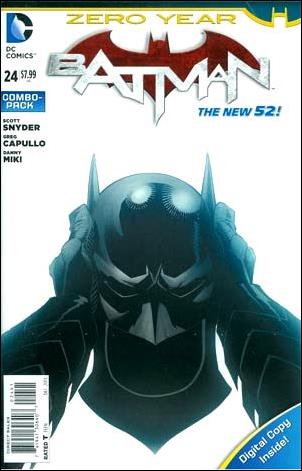 Batman (2011) issue 24-C Unbagged Greg Capullo Cover Combo Pack