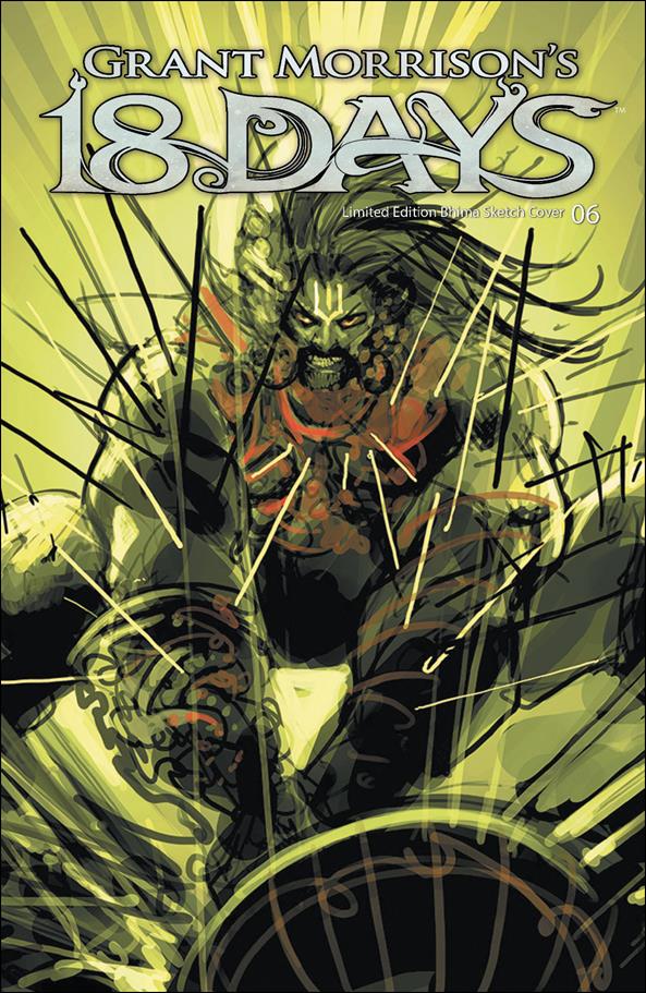 18 Days issue 6-D Mukesh Singh Bhima Sketch Cover 1/1000