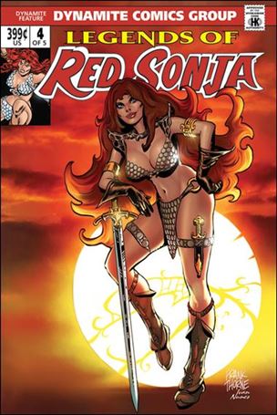 Legends of Red Sonja issue 4-B Frank Thorne Subscription Cover