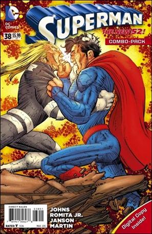 Superman (2011) issue 38-C Unbagged John Romita Jr. Cover Combo Pack