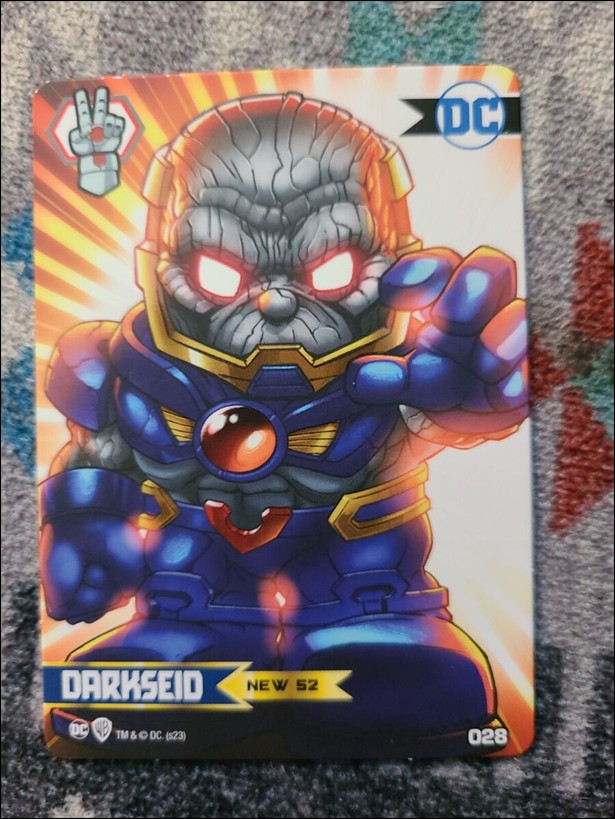 DC Comics Ooshies Collector Cards: Series 2 card 28 Darkseid: New 52