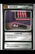 Star Trek: Premiere Unlimited (Base Set) card 59 Klingon PADD 