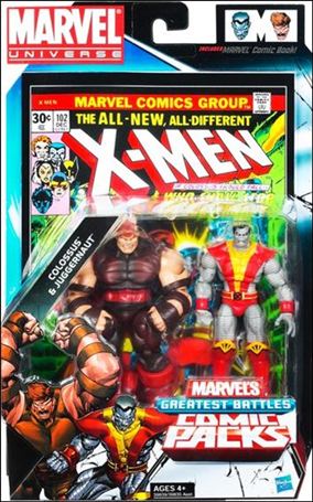 Marvel Universe: Marvel's Greatest Battles (Comic-Packs) figure 16 Colossus and Juggernaut (No Helmet)