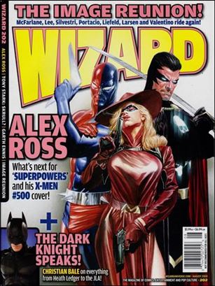 Wizard: The Magazine of Comics, Entertainment and Pop Culture issue 202-C Project Superpowers Cover