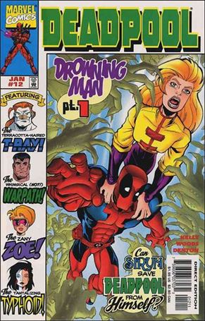Deadpool (1997) issue 12 Siryn and Deadpool Cover