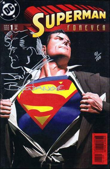 Superman Forever issue 1-E DF Standard Cover (Sign & Resketch by Bog) 1/100