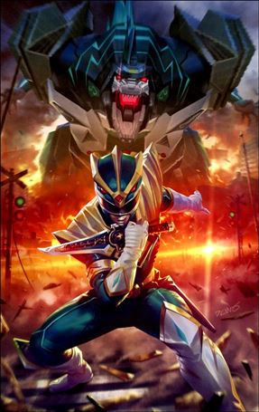 Mighty Morphin issue 3-H Derrick Chew 1:100 Cover