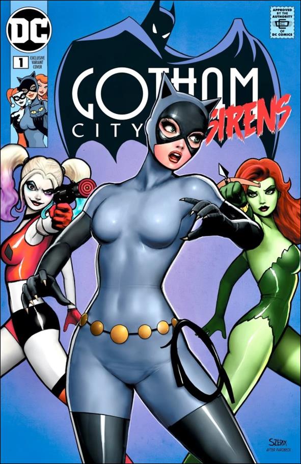 Gotham City Sirens (2024) issue 1-J Nathan Szerdy Retailer Exclusive Trade Dress Cover