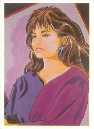 Art of Curves (Base Set) card 18 Girl With Crossed Arms