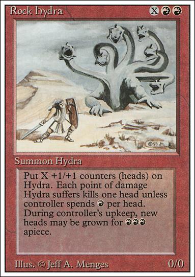 Magic the Gathering: Revised (Base Set) card 173 Rock Hydra