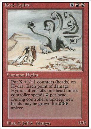 Magic the Gathering: Revised (Base Set) card 173 Rock Hydra