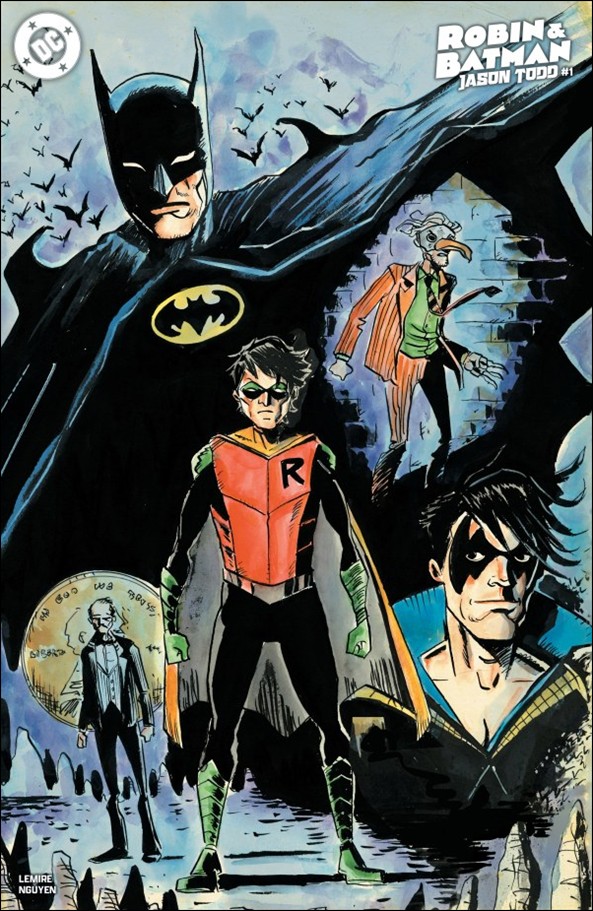 Robin & Batman: Jason Todd issue 1-B Jeff Lemire Cardstock Cover