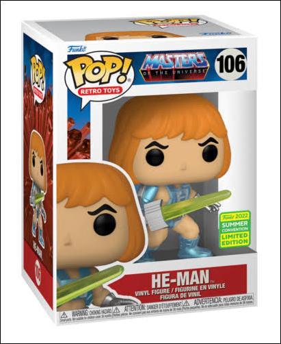 POP! Retro Toys figure 106 He-Man (Summer Convention Exclusive)