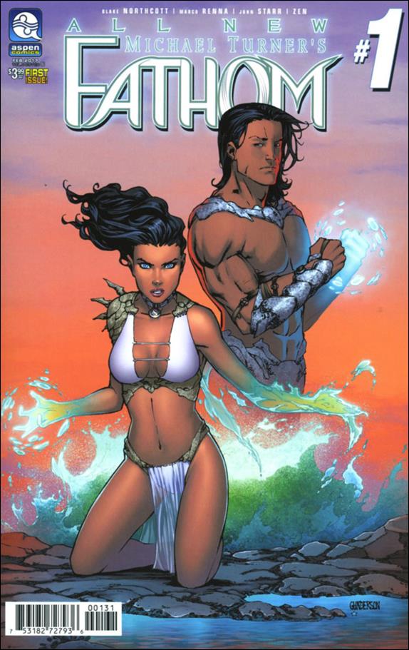 All New Michael Turner's Fathom issue 1-C Jordan Gunderson Cover