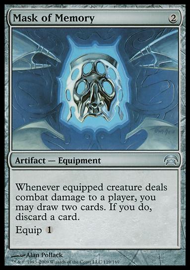 Magic the Gathering: Planechase (Base Set) card 119 Mask of Memory