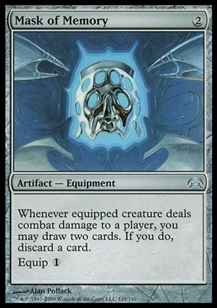 Magic the Gathering: Planechase (Base Set) card 119 Mask of Memory