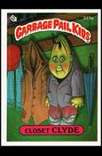 Garbage Pail Kids: Series 09 (Base Set) card 377a Closet Clyde