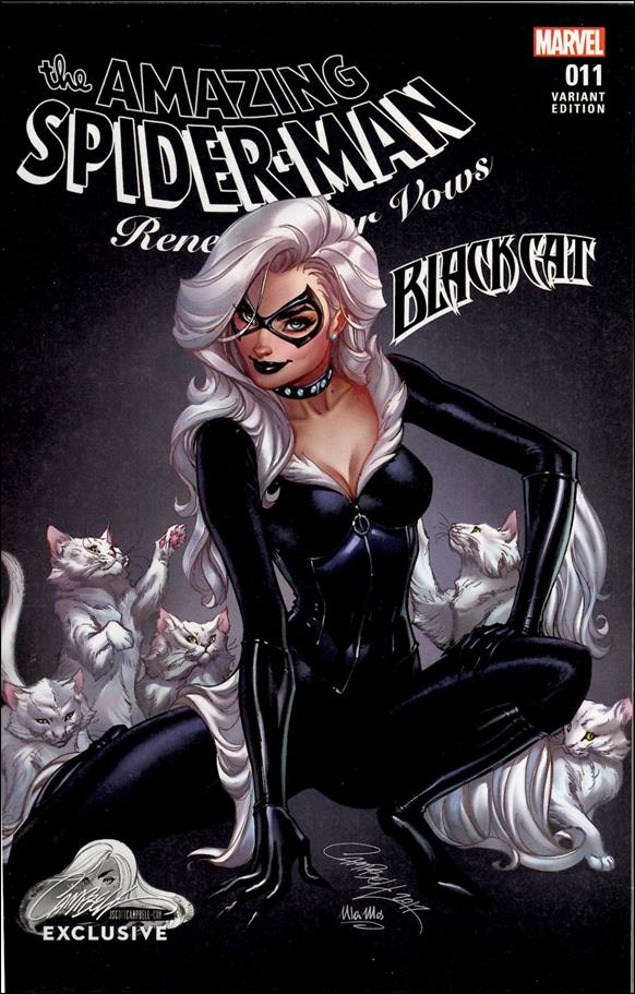 Amazing Spider-Man: Renew Your Vows (2017) issue 11-B J.Scott Campbell Black Cat "Standard" Cover 1/3290