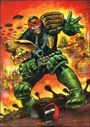Judge Dredd: The Epics (Legends Original Artwork Cards Subset) card 2 The Apocalypse War