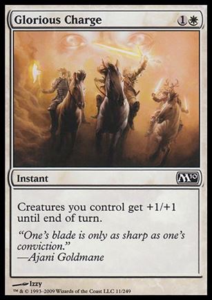 Magic the Gathering: 2010 Core Set (Base Set) card 11 Glorious Charge