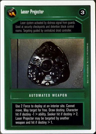 Star Wars: Premiere Unlimited (Base Set) card 150 Laser Projector