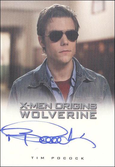 X-Men Origins: Wolverine (Autographs Subset) card nn14 Tim Pocock