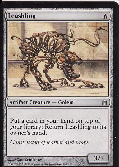 Magic the Gathering: Ravnica (Base Set)  card 265 Leashling