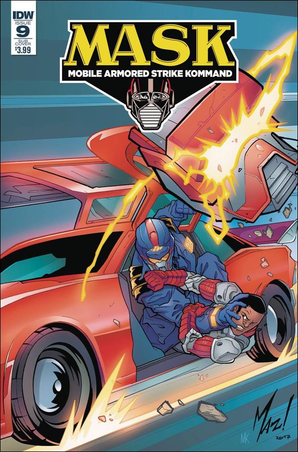 M.A.S.K.: Mobile Armored Strike Kommand issue 9-C Aurelio Mazzara Cover