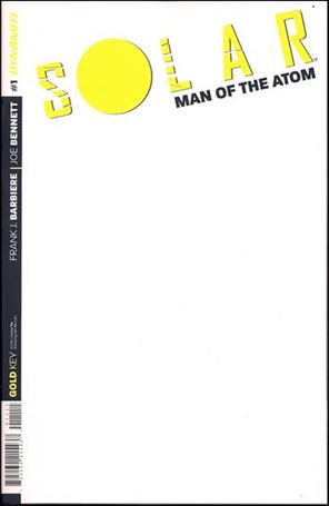 Solar: Man of the Atom (2014) issue 1-F Blank Authentix Cover